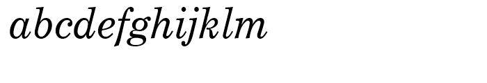 Century Schoolbook Regular Italic Font LOWERCASE