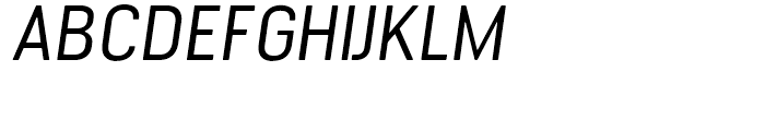 Cervino Medium Expanded Italic Font UPPERCASE