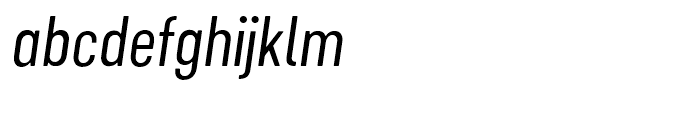 Cervino Medium Neue Italic Font LOWERCASE