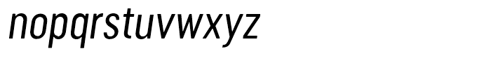 Cervino Medium Neue Italic Font LOWERCASE