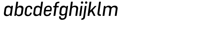 Cervino SemiBold Expanded Italic Font LOWERCASE