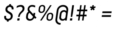 Centima Italic Font OTHER CHARS
