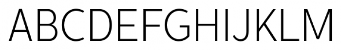 Centrale Sans Condensed XLight Font UPPERCASE