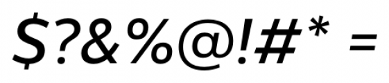 Centrale Sans  Medium Italic Font OTHER CHARS
