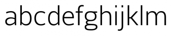 Centuma Light Font LOWERCASE