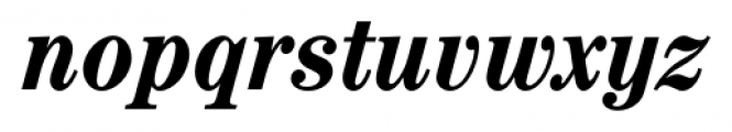 Century Modern FS Bold Condensed Italic Font LOWERCASE