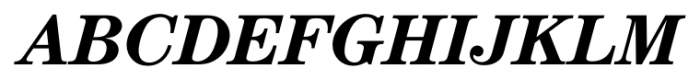 Century Modern FS Bold Italic Font UPPERCASE