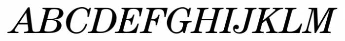 Century Modern FS Italic Font UPPERCASE