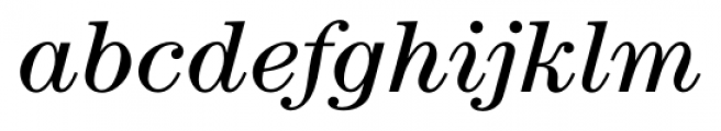 Century Modern FS Italic Font LOWERCASE