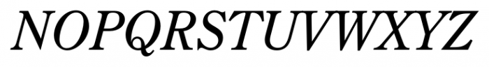 Century Old Style Std Italic Font UPPERCASE