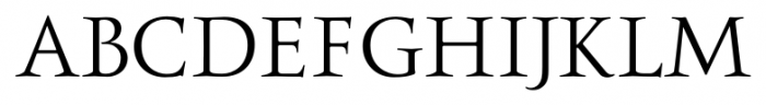 Ceres Regular Font UPPERCASE