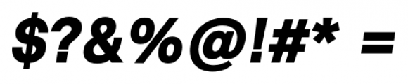 Cern Ultra Italic Font OTHER CHARS