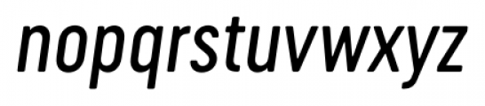 Cervo Neue Italic Font LOWERCASE