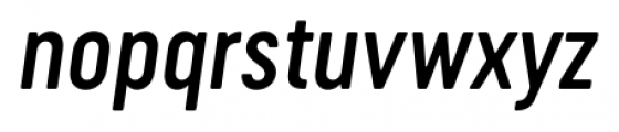 Cervo Neue Medium Italic Font LOWERCASE