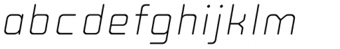 Cease Light Italic Font LOWERCASE