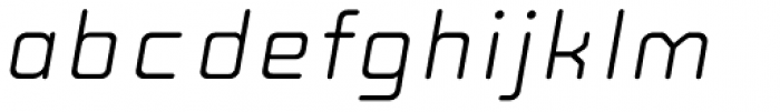 Cease Regular Italic Font LOWERCASE