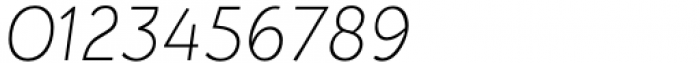 Cebreja 26 Thin Italic Font OTHER CHARS