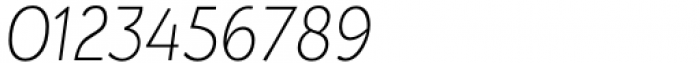 Cebreja 28 Thin Narrow Italic Font OTHER CHARS