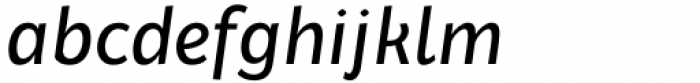 Cebreja 46 Regular Italic Font LOWERCASE