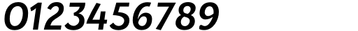 Cebreja 58 Medium Narrow Italic Font OTHER CHARS