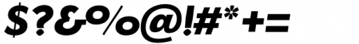 Cebreja 66 Bold Italic Font OTHER CHARS