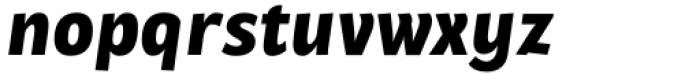 Cebreja 68 Bold Narrow Italic Font LOWERCASE