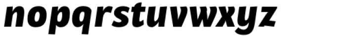 Cebreja 78 Heavy Narrow Italic Font LOWERCASE