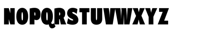 Cebreja Extra 89 Black Condensed Font UPPERCASE