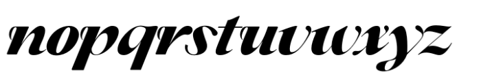 Ceciliany Black Italic Font LOWERCASE