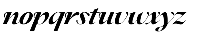 Ceciliany Bold Italic Font LOWERCASE