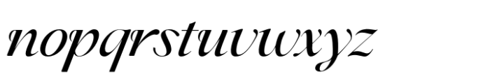 Ceciliany Regular Italic Font LOWERCASE