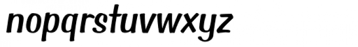 Cedar Key Italic Font LOWERCASE