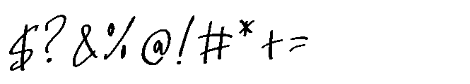 Cedar Whisper Font OTHER CHARS