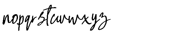 Cedar Whisper Font LOWERCASE