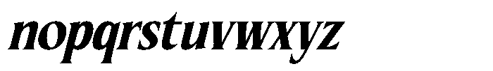 Ceganf Italic Font LOWERCASE