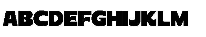 Cegha Regular Font UPPERCASE