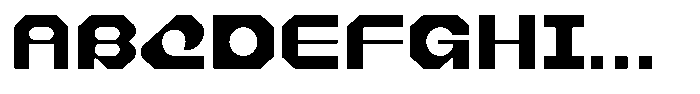 Cegil Font UPPERCASE