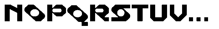 Cegil Font UPPERCASE