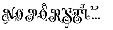 Cekoria Medium Font UPPERCASE