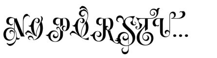 Cekoria Regular Font UPPERCASE