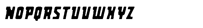 Celan Blur Italic Font UPPERCASE