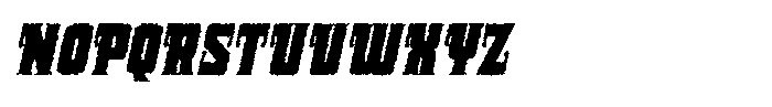 Celan Rough Italic Font UPPERCASE
