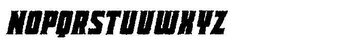 Celan Rough Italic Font LOWERCASE