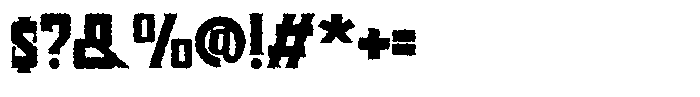 Celan Rough Regular Font OTHER CHARS
