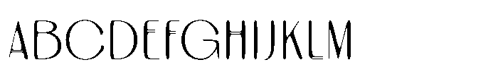 Celesia Drawn Font UPPERCASE