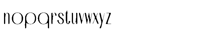 Celesia Drawn Font LOWERCASE