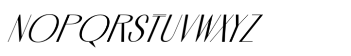 Celesia Italic Font UPPERCASE