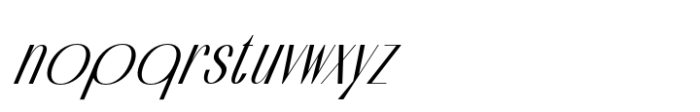 Celesia Italic Font LOWERCASE