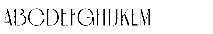 Celesia Rough Font UPPERCASE