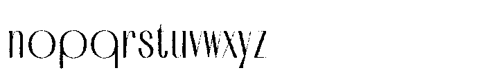 Celesia Rough Font LOWERCASE
